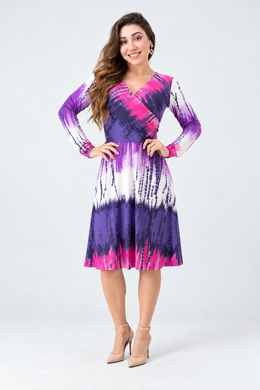 Vestido de Verão Com Detalhes Pink